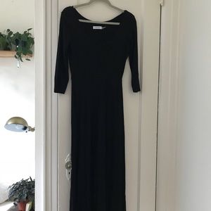 Calvin Klein Black Maxi Dress